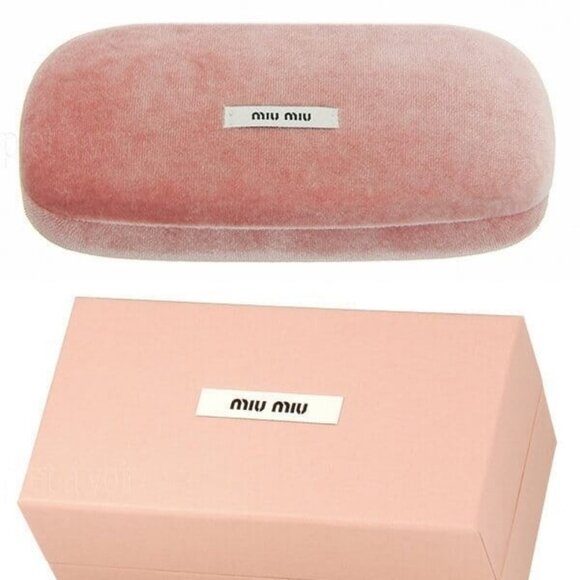 New MIU MIU White Rectangle SMU 09W 142-5S0 Sunglasses Women - Picture 4 of 4